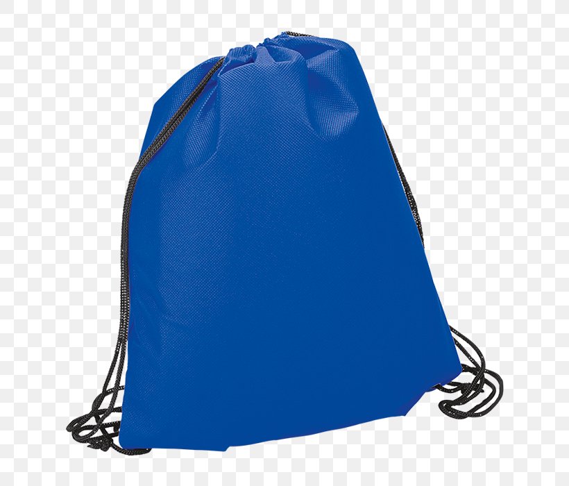 Tote Bag T-shirt Drawstring Clothing, PNG, 700x700px, Bag, Backpack, Blue, Clothing, Cobalt Blue Download Free