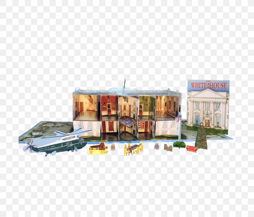 White House Pop-up Book Scale Models Three-dimensional Space, PNG, 700x700px, White House, Book, Mural Painter, Painting, Playset Download Free