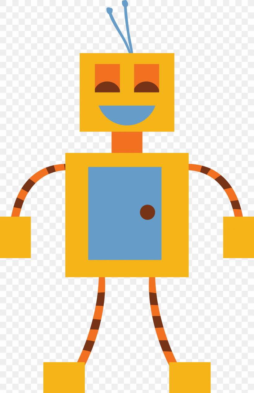 Yellow Line Smile Robot, PNG, 1937x3000px, Yellow, Line, Robot, Smile Download Free