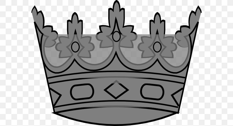 Crown Royalty-free Clip Art, PNG, 600x442px, Crown, Black, Black And White, Cartoon, Coronet Of George Prince Of Wales Download Free