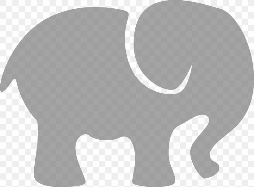 Silhouette Elephantidae Clip Art, PNG, 1280x943px, Silhouette, African Elephant, Art, Black, Black And White Download Free