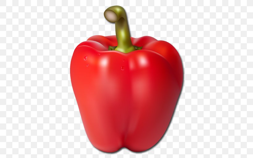 Bell Pepper Chili Pepper Vegetable Paprika, PNG, 512x512px, Bell Pepper ...