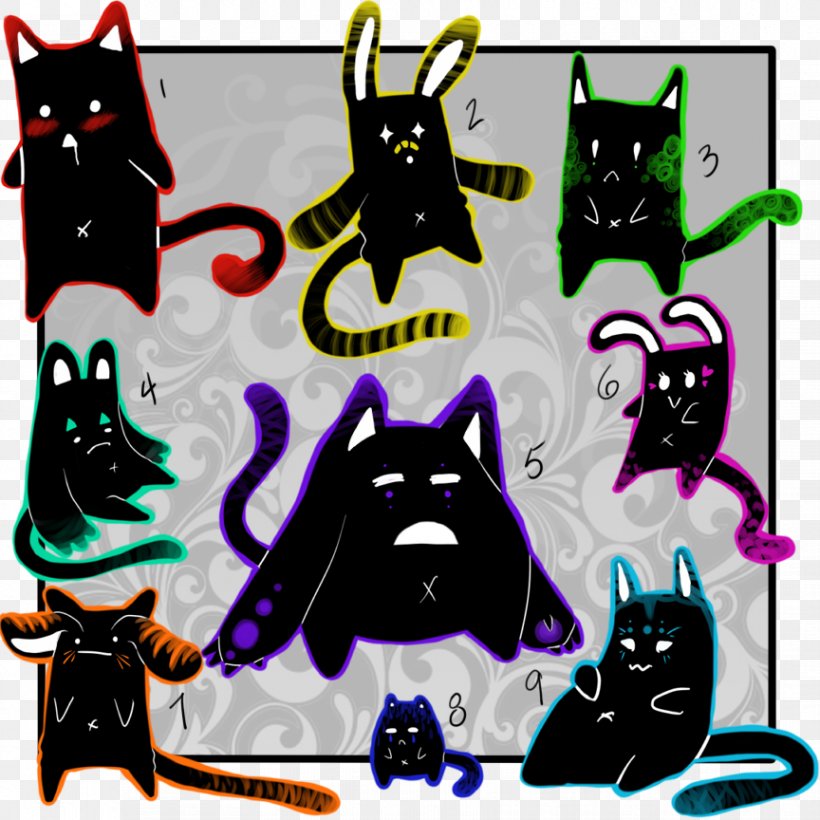 Cat Dog Canidae Clip Art, PNG, 864x864px, Cat, Art, Black, Black M, Canidae Download Free