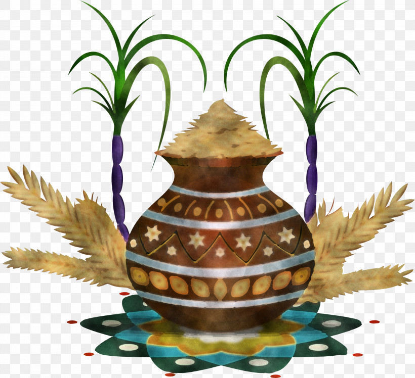 Pongal, PNG, 3000x2737px, Pongal, Biology, Flower, Flowerpot, Pineapple Download Free