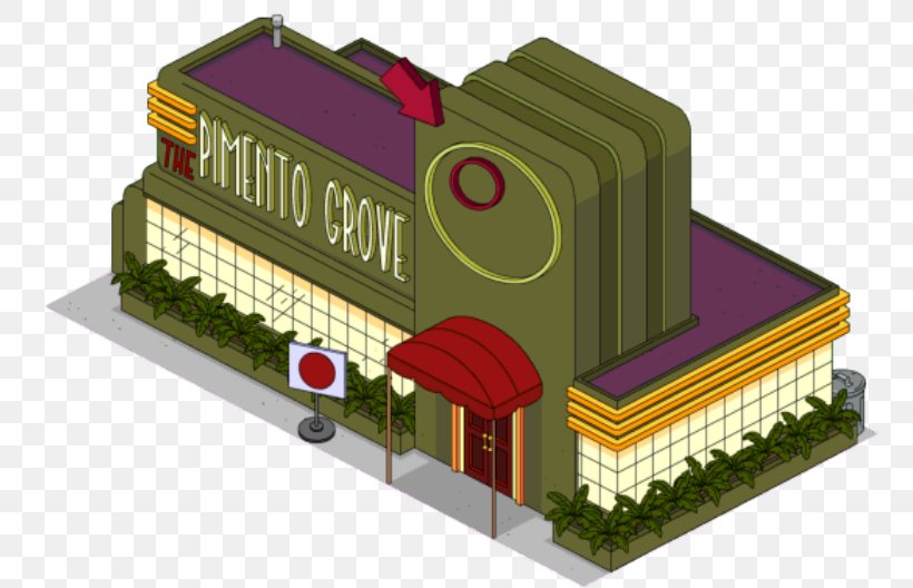 The Simpsons: Tapped Out Pimiento Duff Beer Restaurant Building, PNG, 764x528px, Simpsons Tapped Out, Building, Duff Beer, Electronic Arts, Facade Download Free