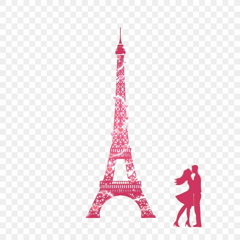 Eiffel Tower. Paper Cut Vector Design With Pink Flower And Soft Paris,  France Flag Background Color Royalty Free SVG, Cliparts, Vectors, and Stock  Illustration. Image 123606128.
