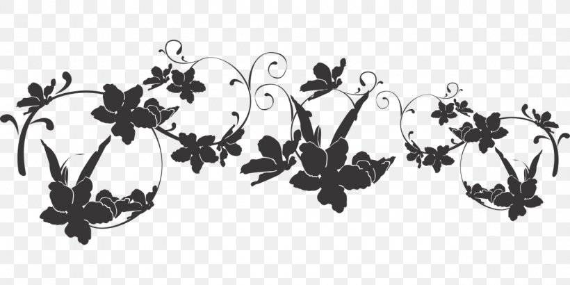 Flower ร้านคำ-อิน Come In, PNG, 1280x640px, Flower, Black, Black And White, Botanical Illustration, Branch Download Free