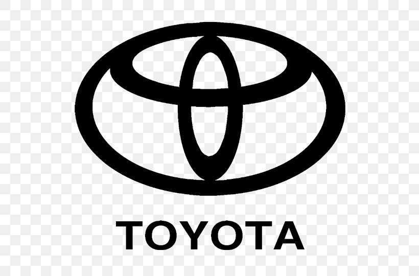 Toyota Corolla Toyota Hilux Car Toyota Highlander, PNG, 540x540px, Toyota, Area, Black And White, Brand, Car Download Free