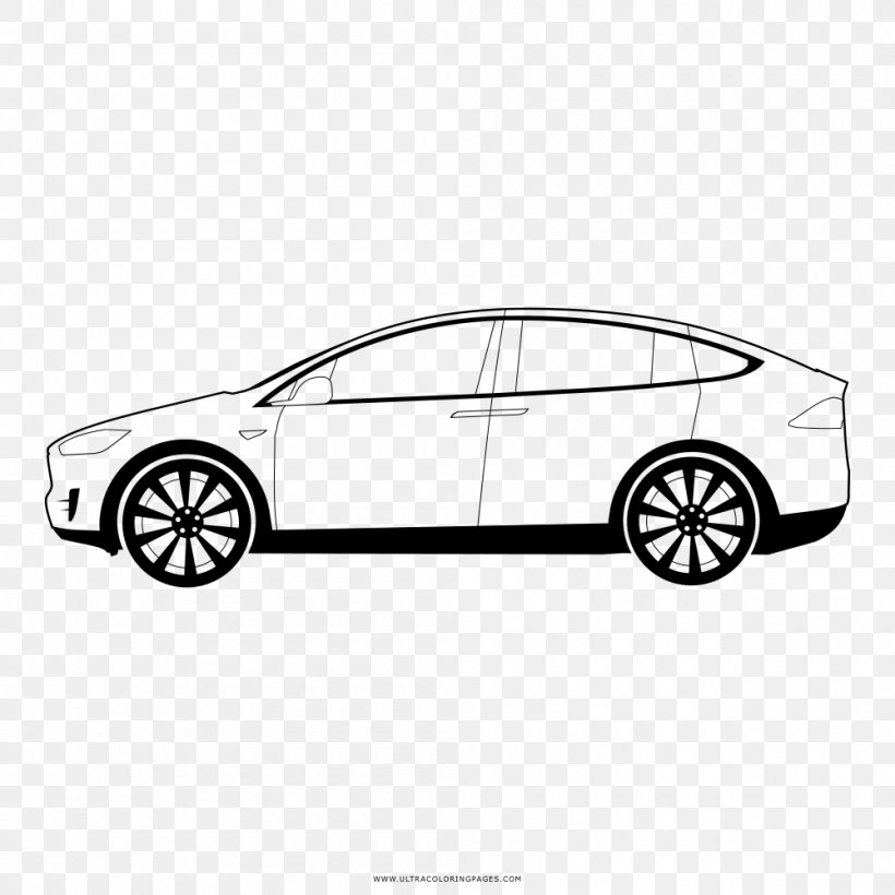 Toyota Prius Car Tesla Model X, PNG, 1000x1000px, Toyota Prius, Automotive Design, Automotive Exterior, Black And White, Brand Download Free