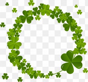 Saint Patricks Day Shamrock Four-leaf Clover Clip Art, PNG, 2821x3534px ...