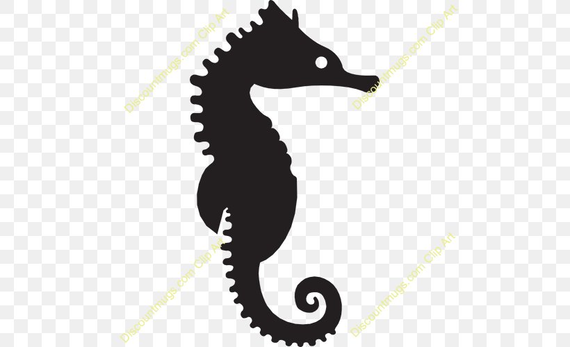 New Holland Seahorse Silhouette Clip Art, PNG, 500x500px, New Holland Seahorse, Black And White, Drawing, Fish, Line Art Download Free