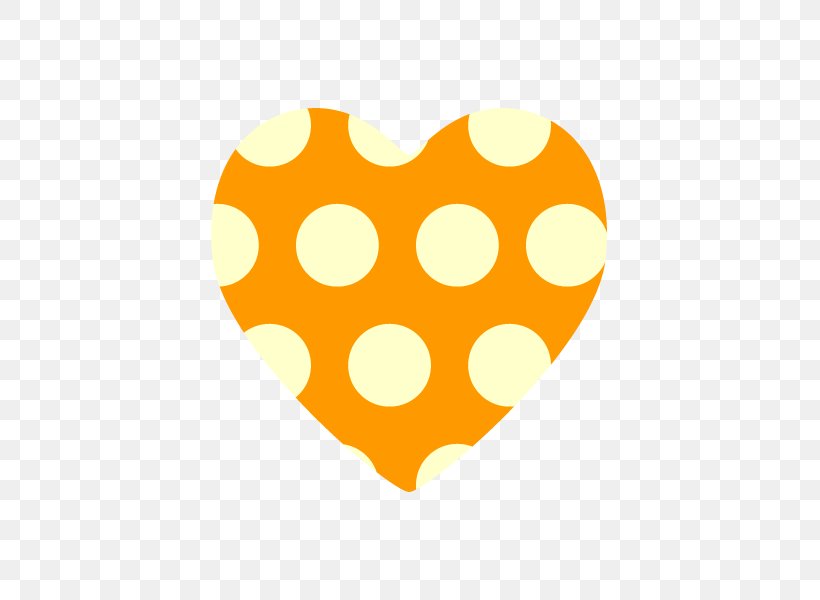 Polka Dot Pattern Motif Design, PNG, 600x600px, Polka Dot, Computer Font, Heart, Motif, Orange Download Free