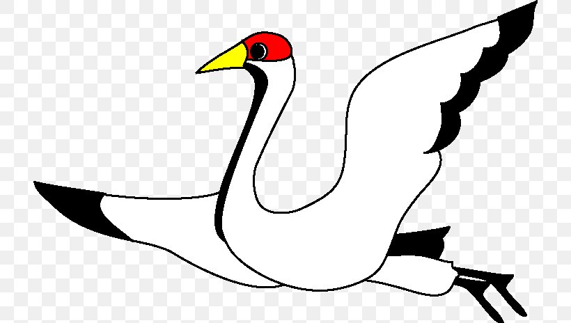 Red-crowned Crane Illustration Clip Art Image, PNG, 724x464px, Crane, Animal, Art, Artwork, Beak Download Free