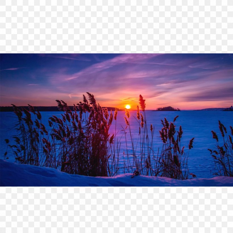 Sunset Desktop Wallpaper Winter Snow Sunrise, PNG, 1000x1000px, 4k Resolution, 5k Resolution, Sunset, Arctic, Cloud Download Free