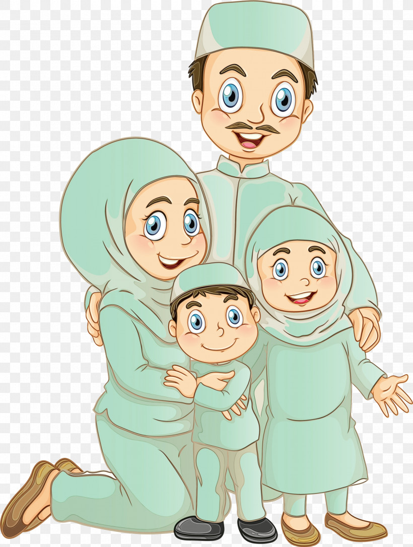 Cartoon People Child Finger Human, PNG, 2265x3000px, Muslim People, Cartoon, Child, Finger, Gesture Download Free