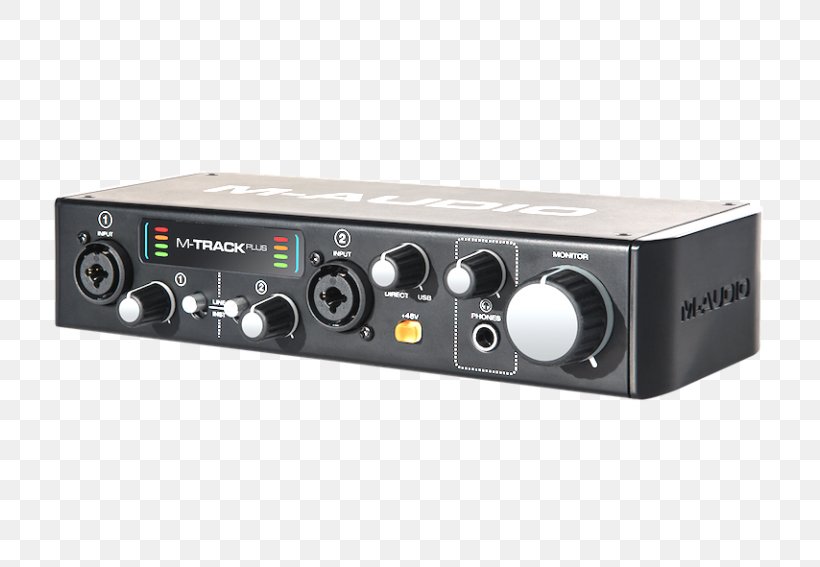 Digital Audio M-Audio M-Track Plus II Sound Cards & Audio Adapters, PNG, 768x567px, Digital Audio, Audio, Audio Equipment, Audio Receiver, Electronic Device Download Free