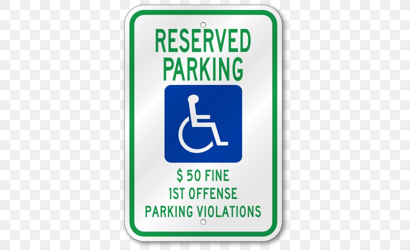 Disabled Parking Permit Disability Car Park ADA Signs Americans With Disabilities Act Of 1990, PNG, 500x500px, Disabled Parking Permit, Accessibility, Ada Signs, Area, Brand Download Free