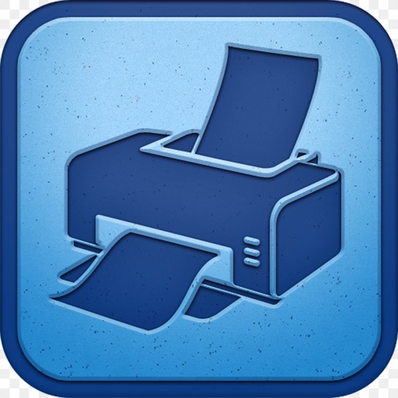 Printing App Store Printer, PNG, 1024x1024px, Printing, Airprint, App Store, Blue, Chair Download Free