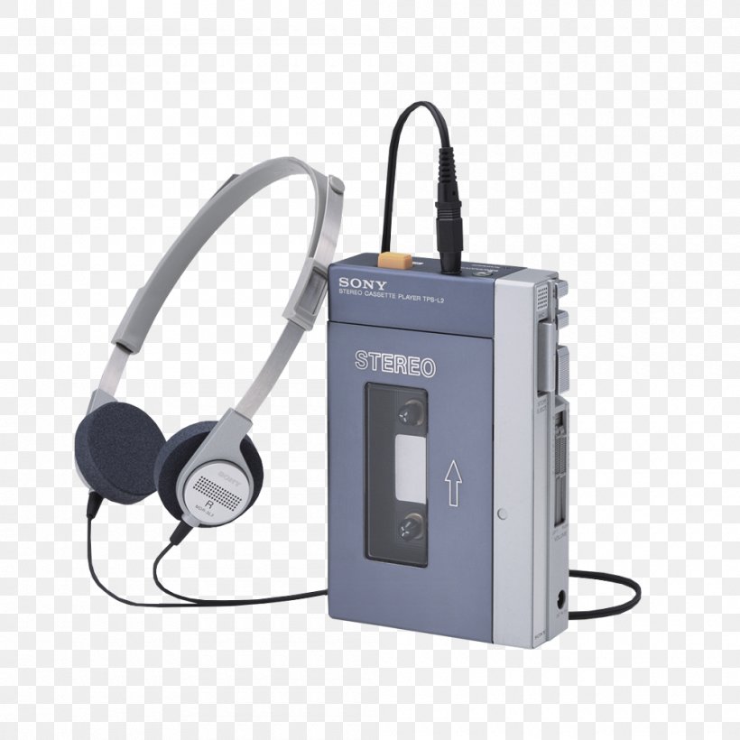 Walkman Compact Cassette Cassette Deck Sony Portable Audio Player, PNG, 1000x1000px, Walkman, Apple, Audio, Audio Equipment, Cassette Deck Download Free