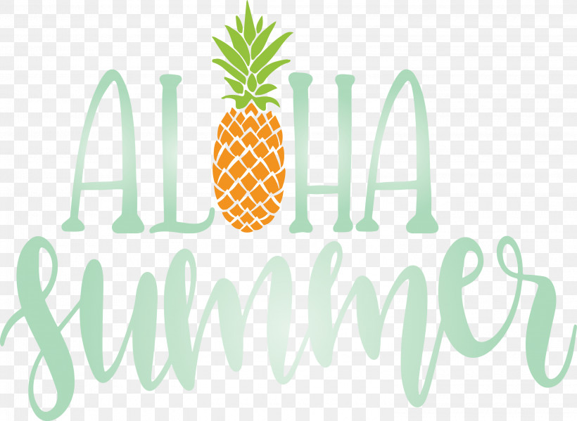 Aloha Summer, PNG, 3000x2192px, Aloha Summer, Logo, M, Meter, Pineapple Download Free