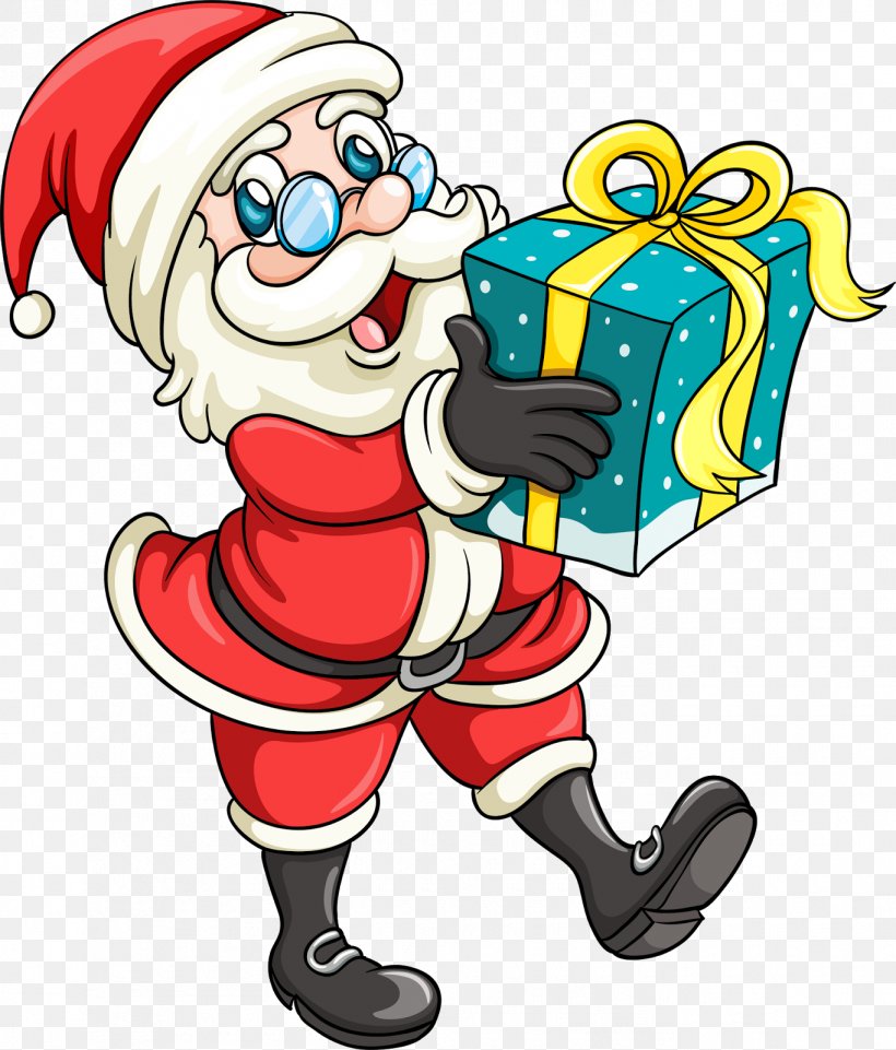 Santa Claus Christmas Clip Art, PNG, 1365x1600px, Santa Claus, Art, Artwork, Cartoon, Christmas Download Free