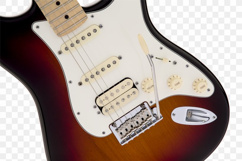 Fender Stratocaster Fender Standard Stratocaster HSS Electric Guitar Sunburst Fender American Elite Stratocaster HSS Shawbucker, PNG, 2400x1600px, Fender Stratocaster, Acoustic Electric Guitar, Bass Guitar, Electric Guitar, Electronic Musical Instrument Download Free