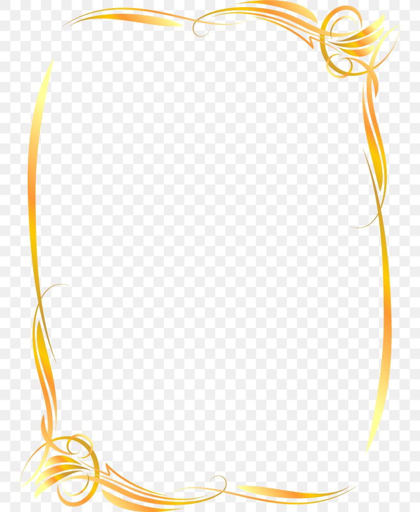 Gold Picture Frames, PNG, 745x999px, Picture Frames, Gold, Ornament, Painting, Yellow Download Free