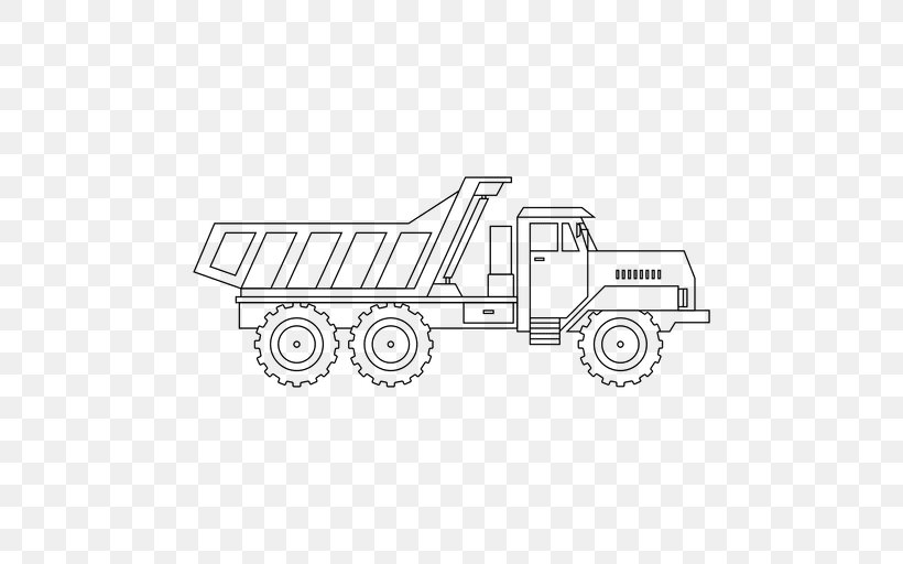 Car Drawing Truck Line Art Silhouette, PNG, 512x512px, Car, Area, Automotive Design, Automotive Tire, Black And White Download Free