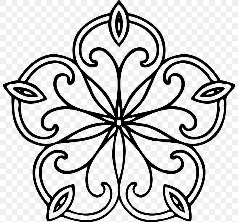 Floral Design Ornament Symmetry, PNG, 800x764px, Floral Design, Area, Artwork, Black And White, Engraving Download Free