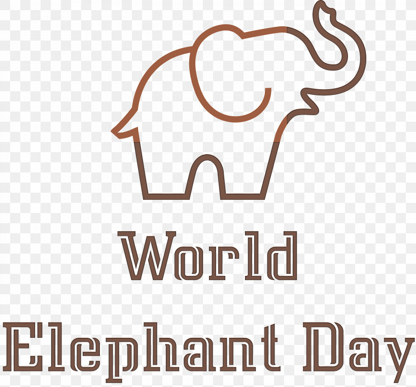 World Elephant Day Elephant Day, PNG, 3000x2793px, World Elephant Day, Biology, Geometry, Line, Logo Download Free