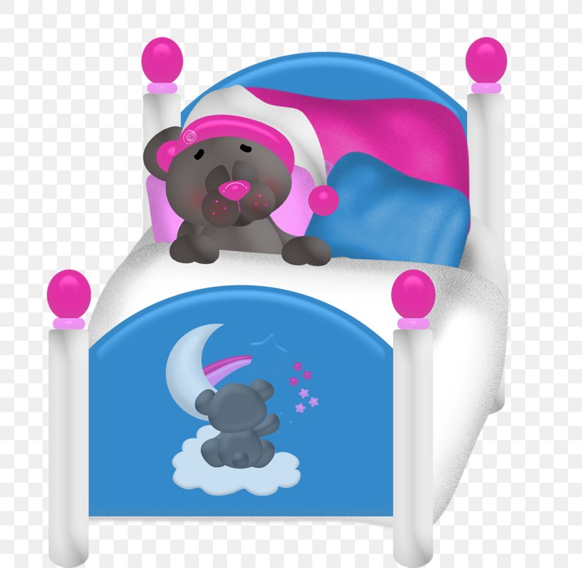 Download Clip Art, PNG, 733x800px, Sleep, Bear, Bed, Cartoon, Purple Download Free