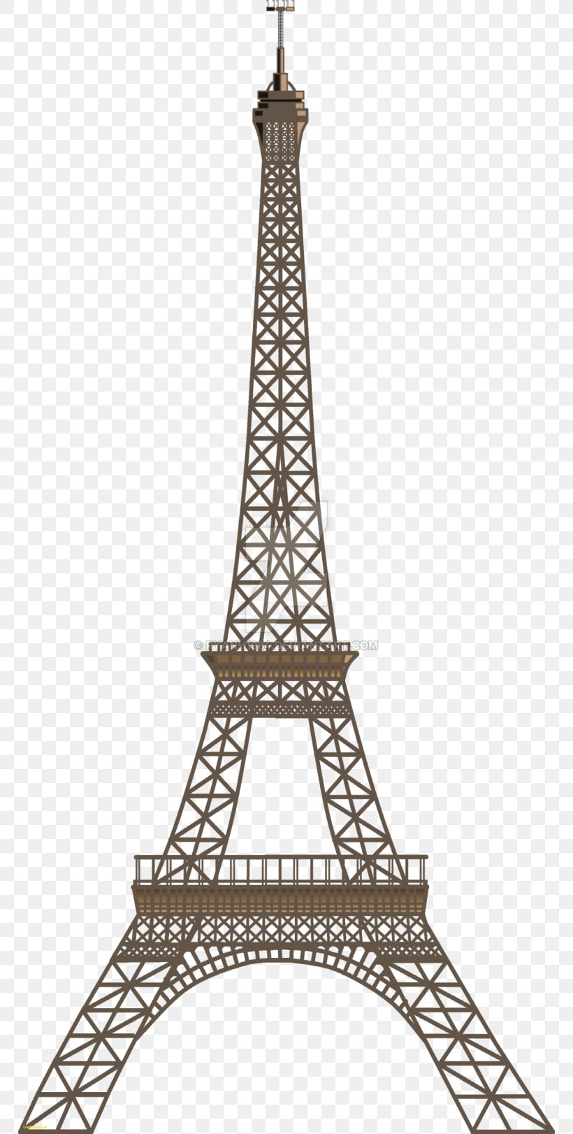 Eiffel Tower Champ De Mars Clip Art, PNG, 768x1622px, Eiffel Tower, Black And White, Champ De Mars, Document, Drawing Download Free