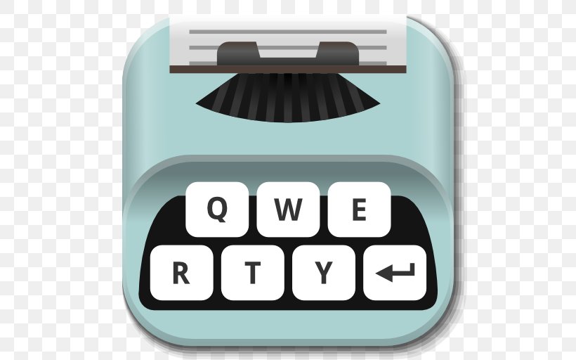 Brand Font, PNG, 512x512px, Typewriter, Brand, Computer Software, Cut Copy And Paste, Ipad Download Free