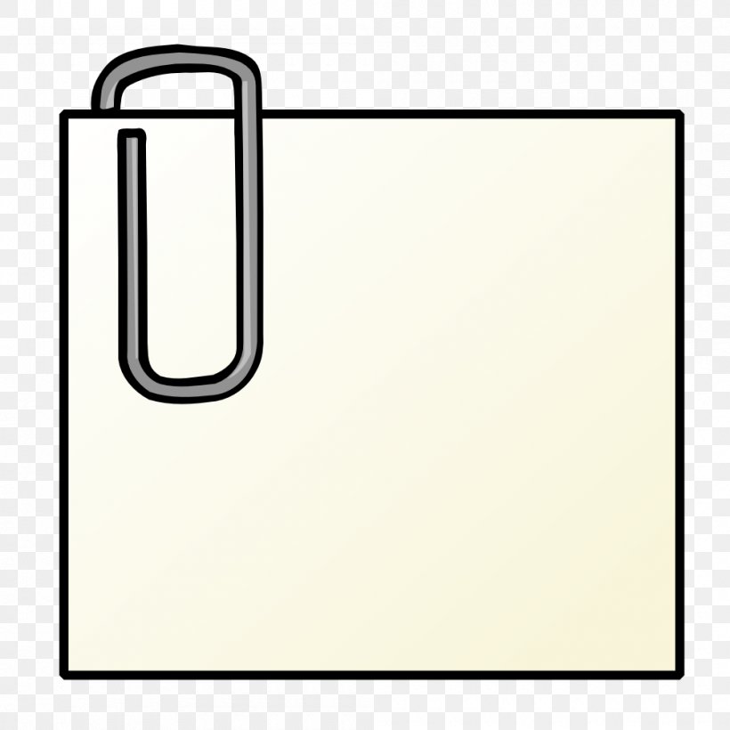 Post-it Note Paper Clip Clip Art, PNG, 1000x1000px, Postit Note, Area, Loose Leaf, Material, Notebook Download Free