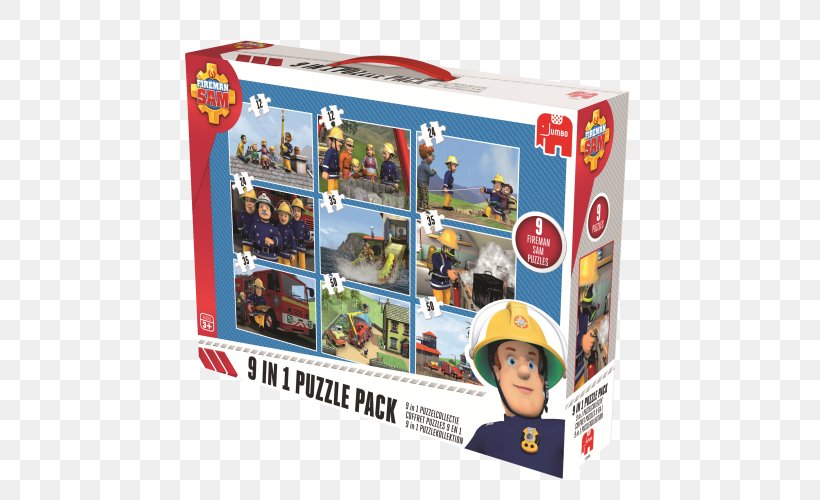 Jigsaw Puzzles Puzzle Box Ravensburger Jumbo, PNG, 500x500px, Jigsaw Puzzles, Firefighter, Fireman Sam, Game, Jumbo Download Free