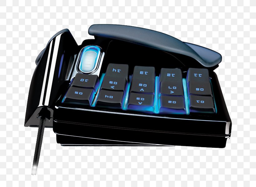 Nostromo SpeedPad N52 Gaming Keypad Razer Inc. Razer Nostromo, PNG, 800x600px, Nostromo Speedpad N52, Computer, Computer Keyboard, Electronic Device, Electronics Download Free