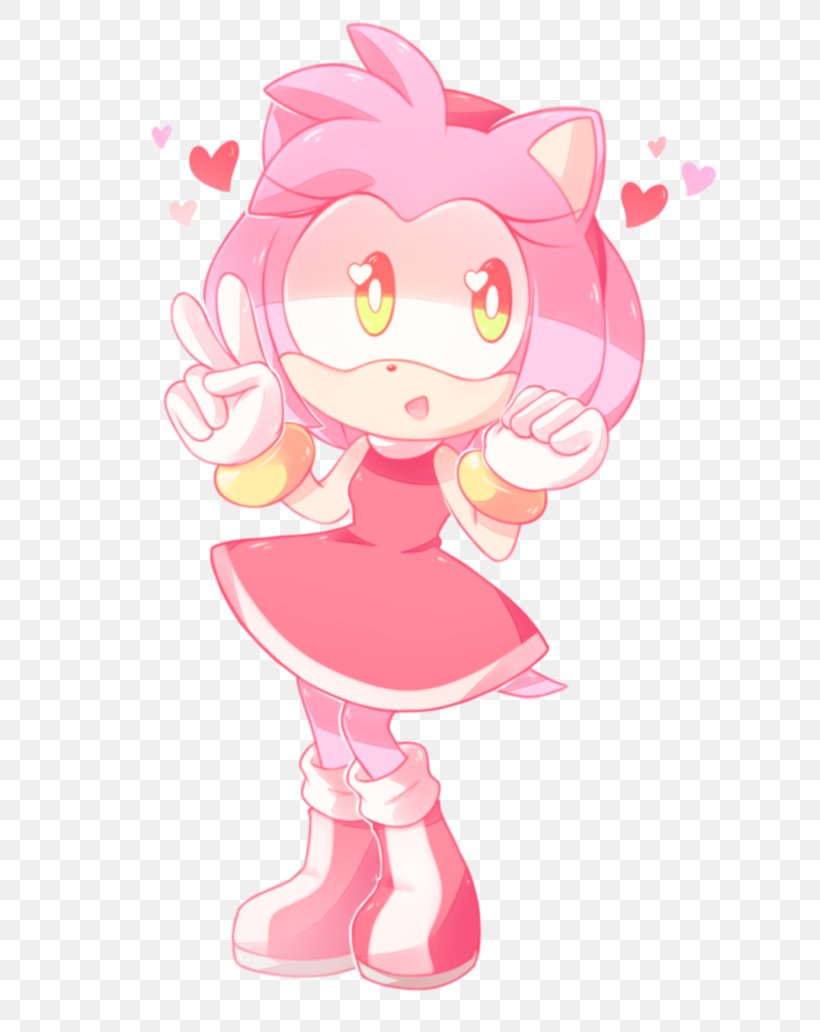 Amy Rose Sonic CD Sonic Mega Collection Sonic The Hedgehog Tails, PNG, 774x1032px, Watercolor, Cartoon, Flower, Frame, Heart Download Free
