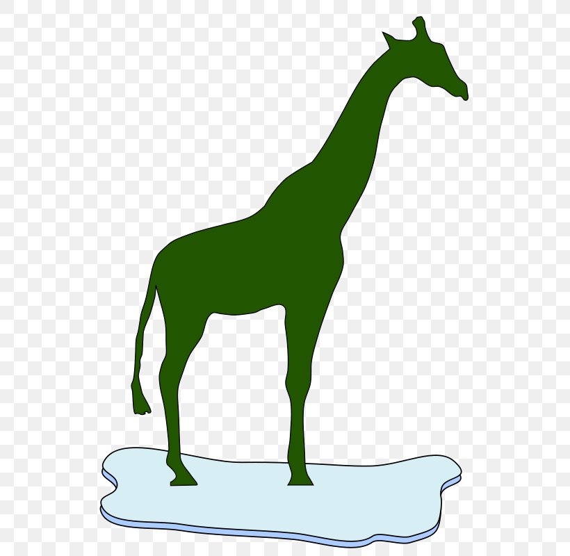 Giraffe Silhouette Clip Art, PNG, 553x800px, Giraffe, Animal Figure, Area, Black And White, Drawing Download Free