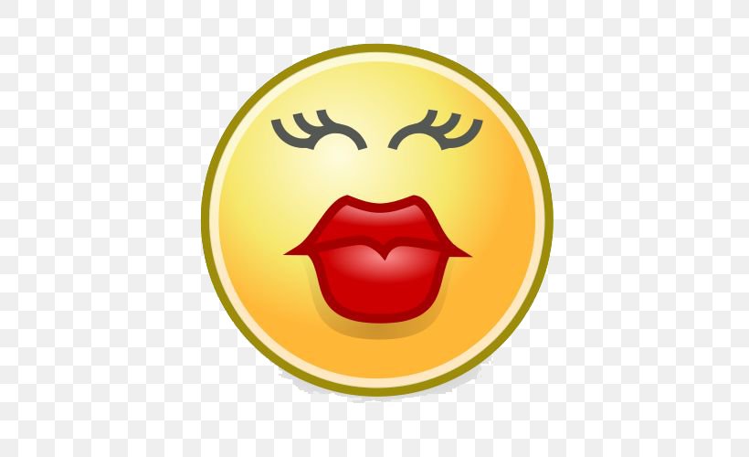 Kiss Smiley Tango Desktop Project Clip Art, PNG, 500x500px, Kiss, Beak, Emoji, Emoticon, Emotion Download Free