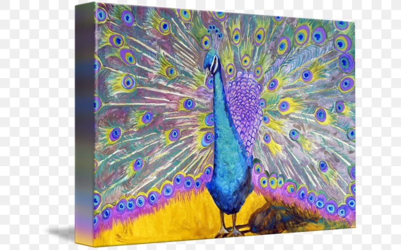 Lavender Peafowl Feather Painting Blue-green, PNG, 650x512px, Lavender, Acrylic Paint, Art, Blue, Bluegreen Download Free