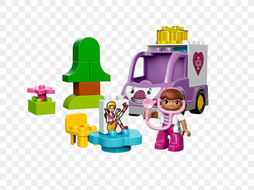 LEGO 10605 DUPLO Doc McStuffins Rosie The Ambulance Lego Duplo Toy Amazon.com, PNG, 2400x1799px, Lego Duplo, Amazoncom, Brand, Doc Mcstuffins, Fishpond Limited Download Free