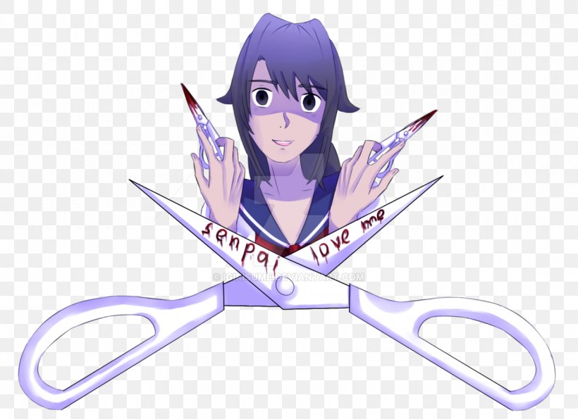 Yandere Simulator Video Games, PNG, 1280x930px, Watercolor, Cartoon, Flower, Frame, Heart Download Free