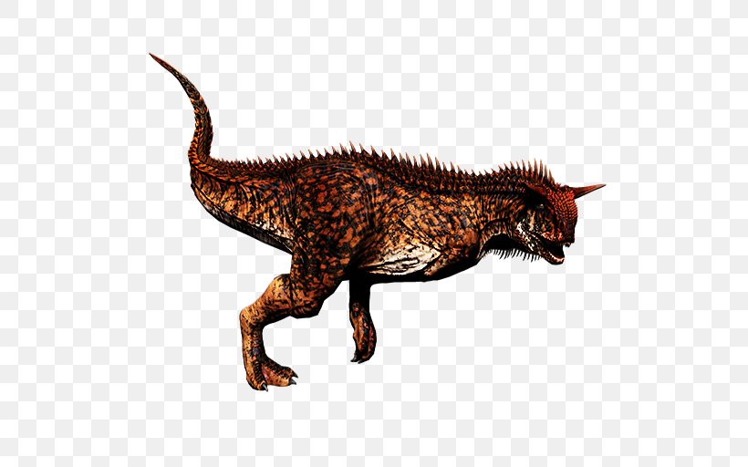 Carnotaurus Primal Carnage: Extinction Tyrannosaurus Dinosaur, PNG, 512x512px, Carnotaurus, Animal, Animal Figure, Carnivora, Carnivoran Download Free