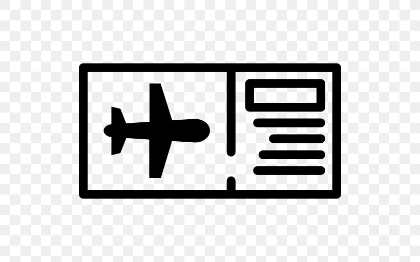 Airplane Document, PNG, 512x512px, Airplane, Airline Ticket, Area, Black And White, Brand Download Free