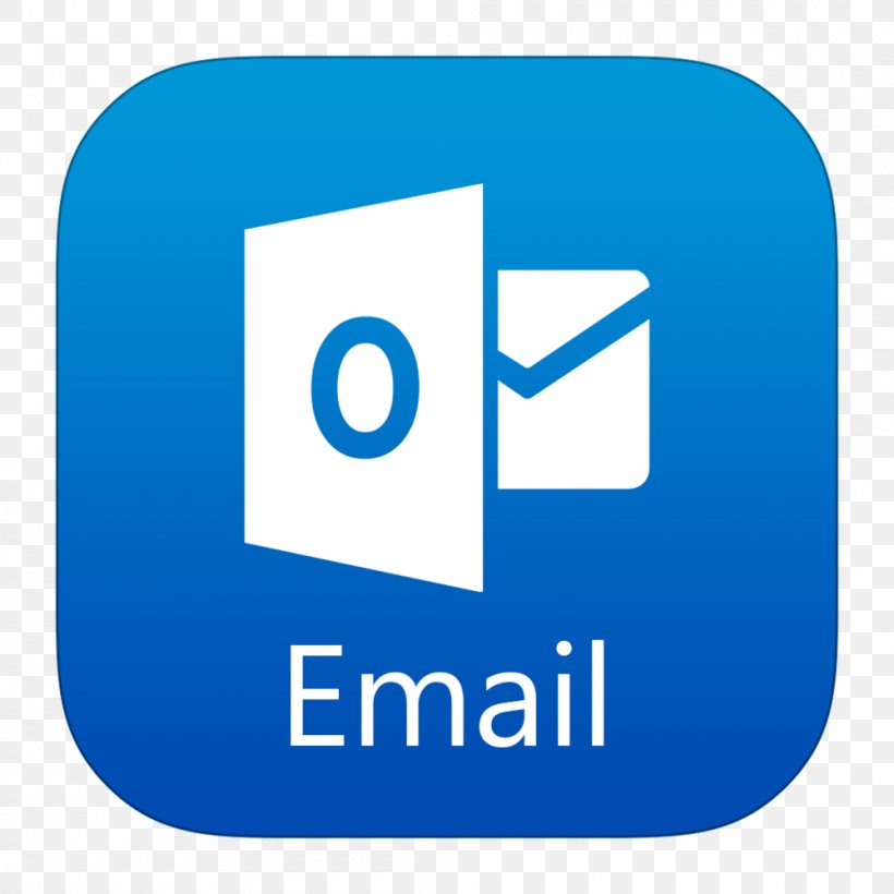 Microsoft Outlook Outlook.com Email, PNG, 1000x1000px, Microsoft Outlook, Address Book, Area, Blue, Brand Download Free
