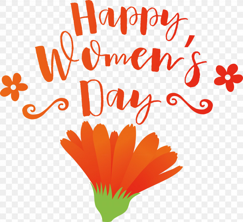 Happy Womens Day Womens Day, PNG, 3000x2742px, Happy Womens Day, Floral Design, Happiness, Leaf, Line Download Free