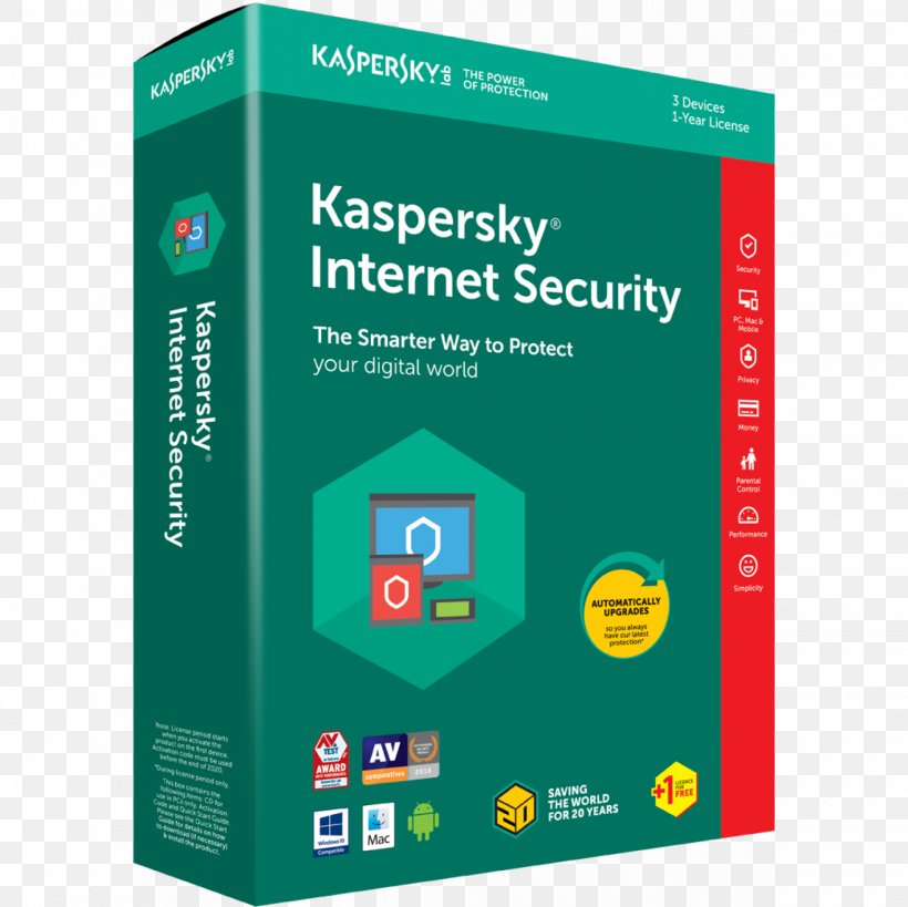 Kaspersky Internet Security Laptop Antivirus Software Kaspersky Anti-Virus, PNG, 1540x1540px, 360 Safeguard, Kaspersky Internet Security, Antivirus Software, Brand, Computer Download Free