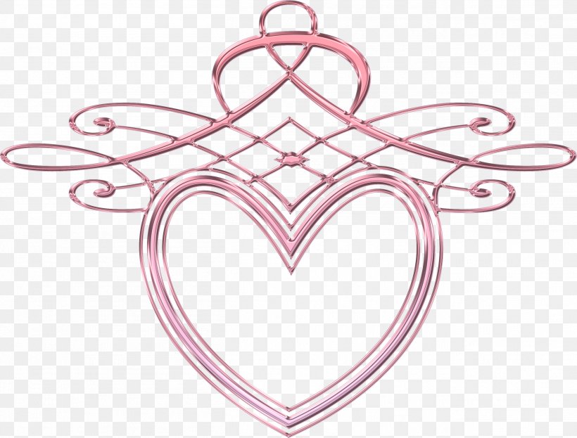 Body Jewellery Line Pink M Heart, PNG, 2613x1986px, Watercolor, Cartoon, Flower, Frame, Heart Download Free