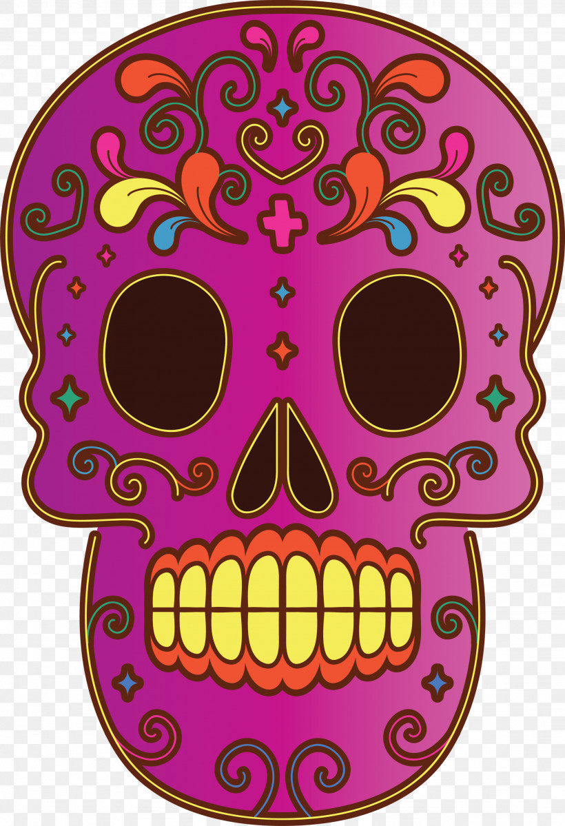 Day Of The Dead Día De Muertos Skull, PNG, 2051x3000px, Day Of The Dead, D%c3%ada De Muertos, Meter, Skull Download Free