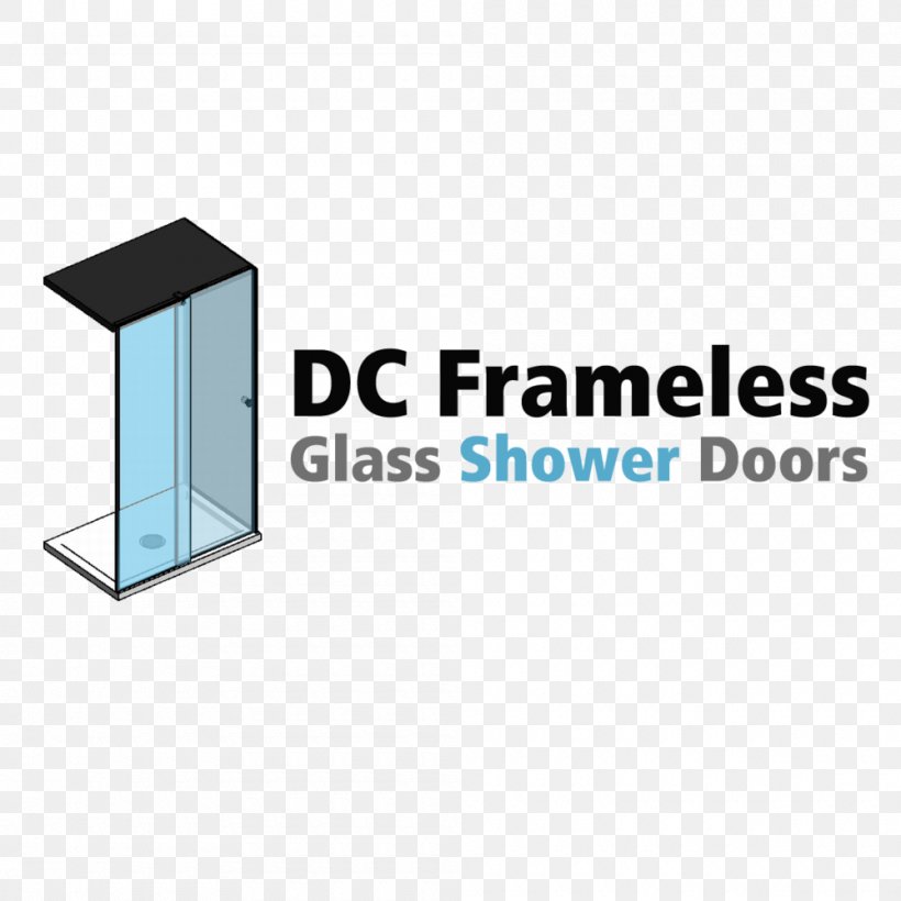 DC Frameless Glass Shower Doors Logo, PNG, 1000x1000px, Glass, Area, Brand, Diagram, Door Download Free